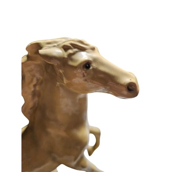 Palomino Mustang Porcelain Sculpture VTG 1950s  by Mortens Studio Running - Picture 9 of 10